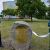 Odsłonięcie pomnika upamiętniającego dawny cmentarz żydowski w Olecku