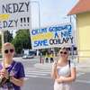 Protest przed urzędem wojewódzkim w Olsztynie