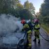 Grzechotki: Pożar auta