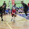 Pokazowa lekcja koszykówki w SP 11 w Elblągu z udziałem trenera i reprezentantów Polski w 3x3