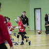 Pokazowa lekcja koszykówki w SP 11 w Elblągu z udziałem trenera i reprezentantów Polski w 3x3