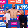 FEN 45: ceremonia ważenia przed walką Patryk Duński — Magomed Tsitsaev, fot. FEN